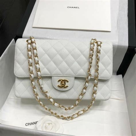 sac chanel blanc|Chanel bags official site.